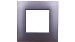 DANTE Ramka pojedyncza tworzywo lakierowane GRAFIT 456081-37166