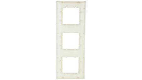 DANTE Ramka potrójna tworzywo ASA KREM 450383-37549