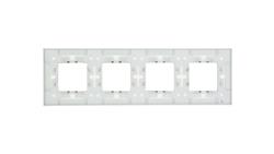 DANTE Ramka poczwórna szkło CREATIVE GLASS 4500184-37576