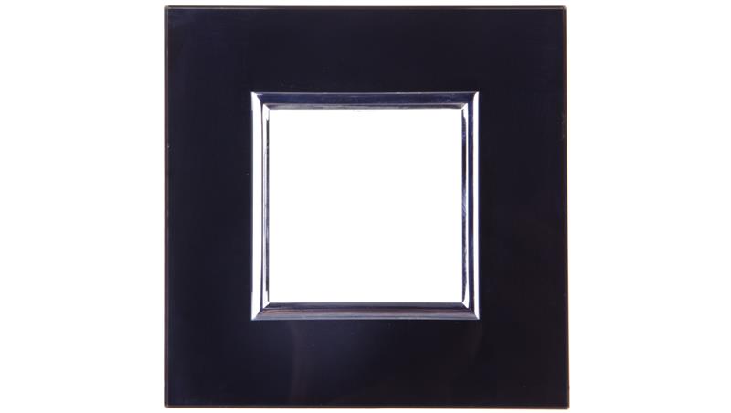 DANTE Ramka pojedyncza szkło BLACK GLASS 4509181-36745
