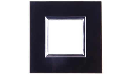 DANTE Ramka pojedyncza szkło BLACK GLASS 4509181-36745