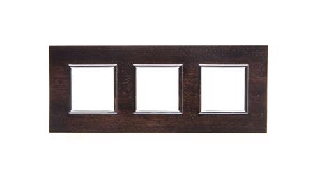 DANTE Ramka potrójna drewno WENGE 4523383-37566