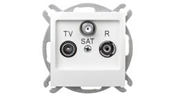 IMPRESJA Gniazdo antenowe RTV-SAT końcowe ecru GPA-YS/m/27-94