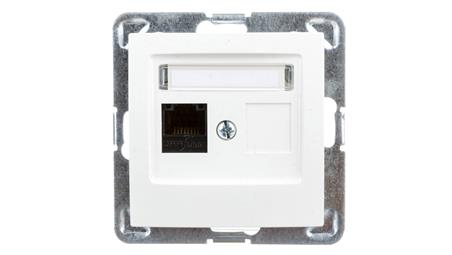 IMPRESJA Gniazdo komputerowe pojedyncze RJ45 kat.5e MMC ecru GPK-1Y/K/m/27-34007