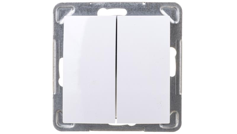 IMPRESJA Łącznik świecznikowy biały ŁP-2Y/m/00-33106