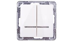 IMPRESJA Łącznik świecznikowy z podświetleniem ecru ŁP-2YS/m/27-33245