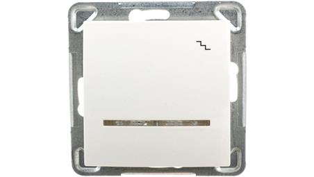 IMPRESJA Łącznik schodowy z podświetleniem ecru ŁP-3YS/m/27-40013