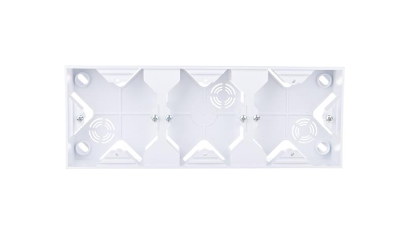 IMPRESJA Puszka natynkowa potrójna biały PNP-3Y/00-29751