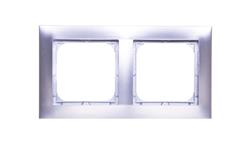 IMPRESJA Ramka podwójna srebrna R-2Y/18-36324