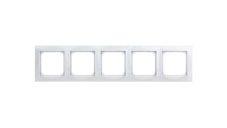 IMPRESJA Ramka pięciokrotna biała R-5Y/00-36366