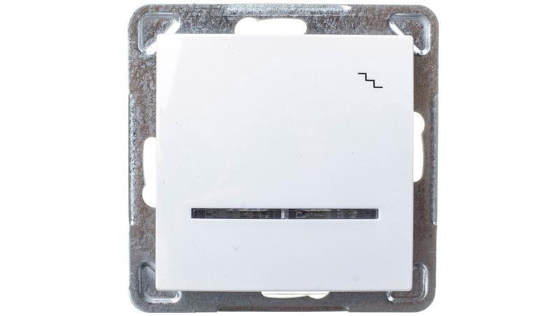 IMPRESJA Łącznik schodowy z podświetleniem biały ŁP-3YS/m/00-39842