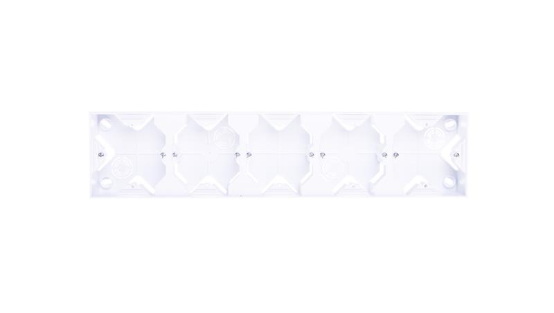 IMPRESJA Puszka natynkowa pięciokrotna biały PNP-5Y/00-29799