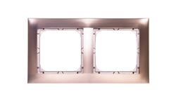 IMPRESJA Ramka podwójna złoty metalik R-2Y/28-36439