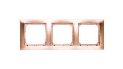 IMPRESJA Ramka potrójna złoty metalik R-3Y/28-36686