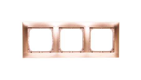 IMPRESJA Ramka potrójna złoty metalik R-3Y/28-36686
