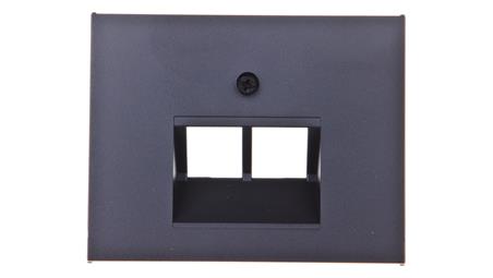 K.1 Element centralny do gniazda UAE RJ11 RJ12 RJ45 kat.3, 5e, 6 45st antracyt mat lakierowany 14097006-34038