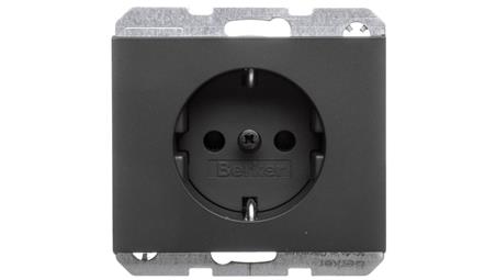 K.1 Gniazdo SCHUKO antracyt mat 47157006-44983