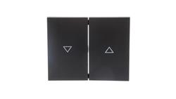 K.1 Klawisz świecznikowy z nadrukiem symbolu /strzałka/ antracyt mat lakierowany 14357106-41398