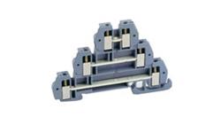 Złączka 3 piętrowa 2,5mm2 szara /euro ZUG/ 43504-74154