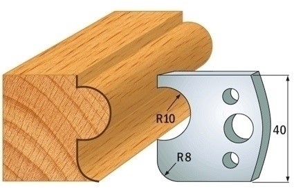 Para noży HSS 40x4 mm