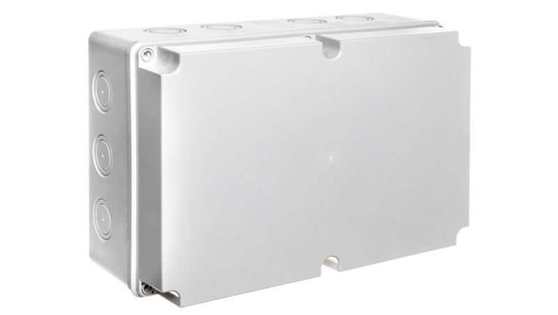 Puszka n/t hermetyczna pusta z osłabieniami 348x228x142 IP65 szary PH-5A.2 28.52-74799