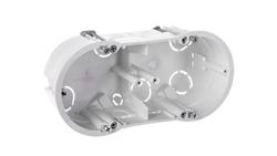 Puszka podtynkowa podwójna 60mm regips biała PKw-2 13.70 /5szt./-75554