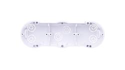 Puszka podtynkowa potrójna 60mm regips biała PKw-3 13.73-75555