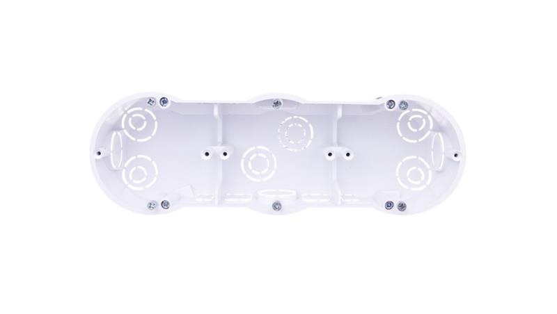 Puszka podtynkowa potrójna 60mm regips biała PKw-3 13.73-75555