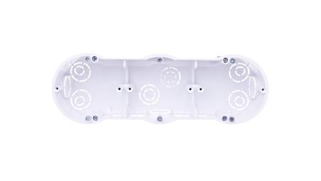 Puszka podtynkowa potrójna 60mm regips biała PKw-3 13.73-75555