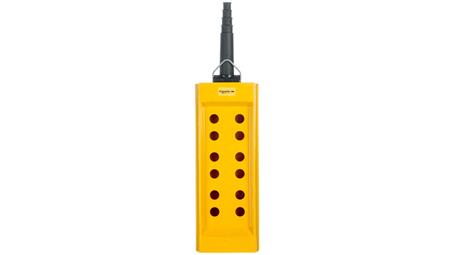 Obudowa kasety 12-otworowa 22mm żółta IP65 XACB12-18870