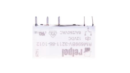 Przekaźnik miniaturowy 1P 6A 12V DC wersja pionowa 2613704 PCB AgSnO2/Au RM699BV-3211-85-1012-14524