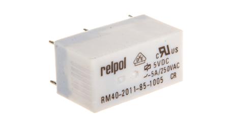 Przekaźnik miniaturowy 1P 5A 5V DC AgNi RM40-2011-85-1005 611691-14523