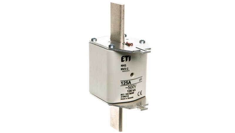 Wkładka bezpiecznikowa KOMBI NH3C 125A gG WT-3C 500V 004186215-5376 Wkładka bezpiecznikowa KOMBI NH3C 125A gG WT-3C 500V 004186215-5376