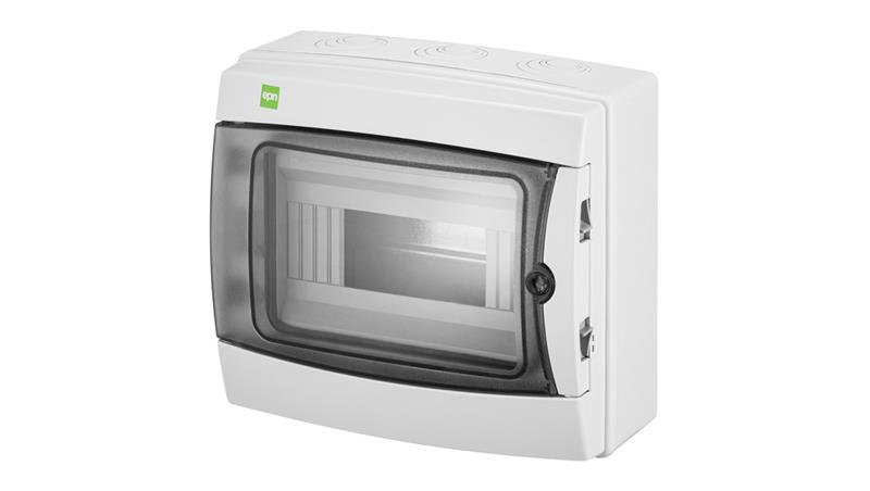 Rozdzielnica modułowa hermetyczna 1x8 natynkowa IP65 GALANT PLUS RN-1/8 N+PE 1602-01-69184