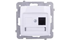 KARO Gniazdo komputerowe pojedyncze RJ45 kat.5e MMC białe GPK-1S/K/m/00-34096