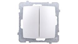 KARO Łącznik świecznikowy srebrny perłowy ŁP-2S/m/43-33215