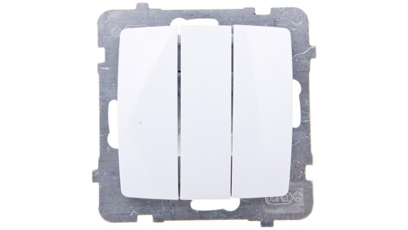 KARO Łącznik potrójny biały ŁP-13S/m/00-32256