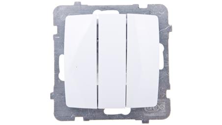 KARO Łącznik potrójny biały ŁP-13S/m/00-32256