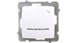 KARO Łącznik schodowy z podświetleniem biały ŁP-3SS/m/00-40023