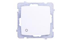 KARO Przycisk /światło/ biały ŁP-5S/m/00-27959