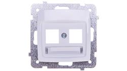 KARO Obudowa gniazda komputerowego podwójnego biały GPK-2S/p/00-34140