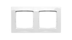 KARO Ramka podwójna biała R-2S/00-36690