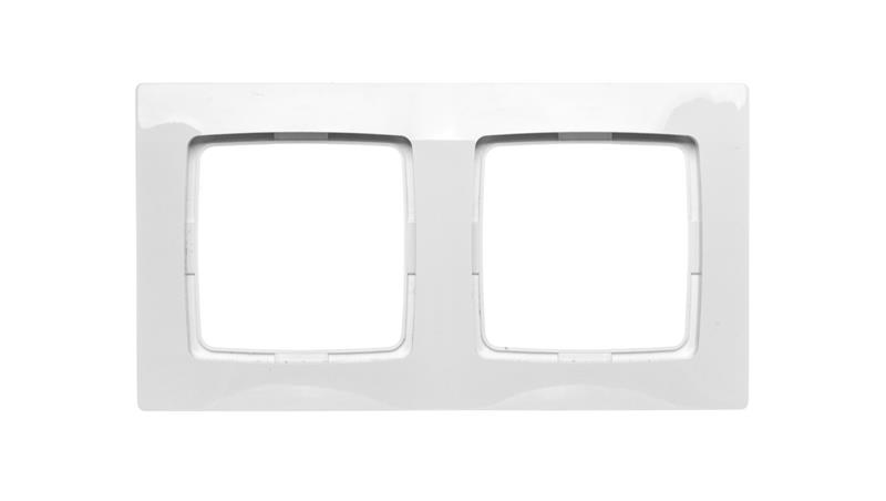 KARO Ramka podwójna biała R-2S/00-36690