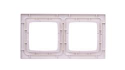 KARO Ramka podwójna ecru perłowy R-2S/42-36746