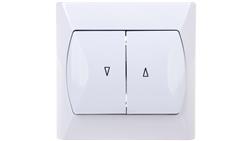 AKCENT Łącznik żaluzjowy biały ŁP-7A/00-35810