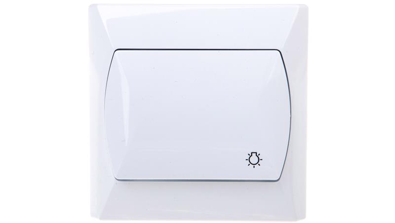 AKCENT Przycisk /światło/ biały ŁP-5A/00-27873