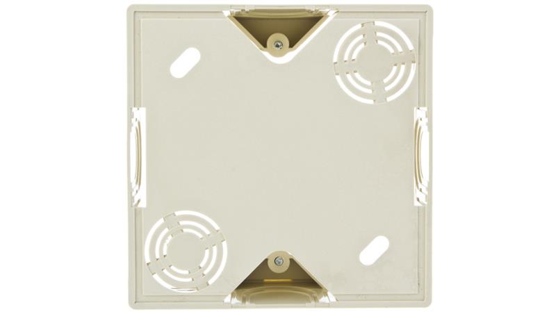 AKCENT Puszka natynkowa pojedyncza beżowa PNP-A/01-29819