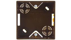 AKCENT Puszka natynkowa pojedyncza brązowa PNP-A/24-29792