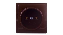 BIS Gniazdo pojedyncze b/u brązowe GN-1B/24-43365