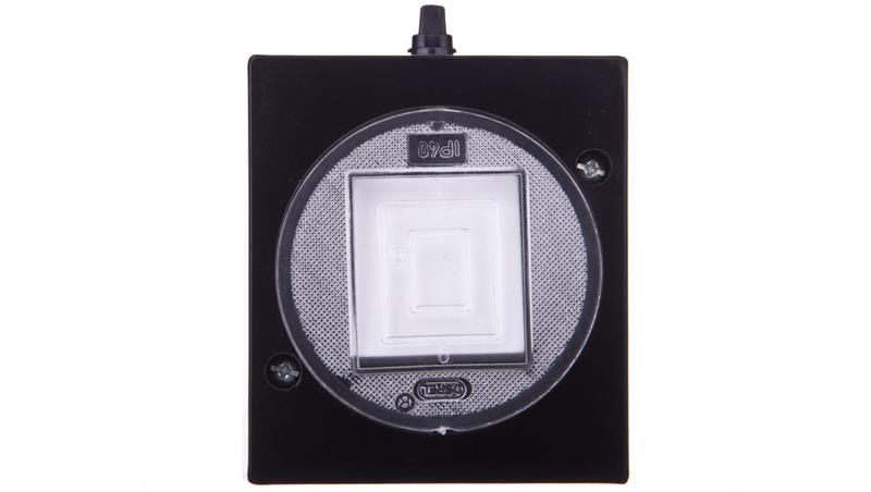 LAMBDA Łącznik hermetyczny pojedynczy IP44 czarny ŁNH-1LC/25-41746